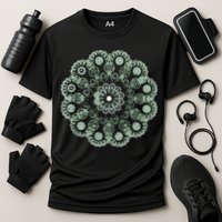 Mandala Sacred Geometry Prana Art Yoga Mantra Om Good Vibe Cooling Performance Crew T-Shirt