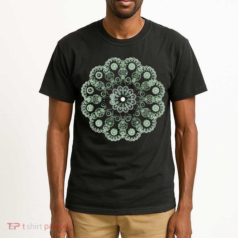 Mandala Sacred Geometry Prana Art Yoga Mantra Om Good Vibe Tall T-Shirt