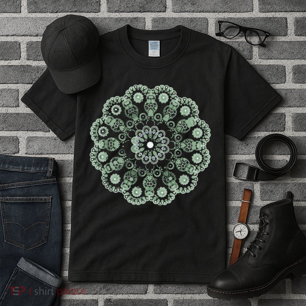 Mandala Sacred Geometry Prana Art Yoga Mantra Om Good Vibe Tall T-Shirt