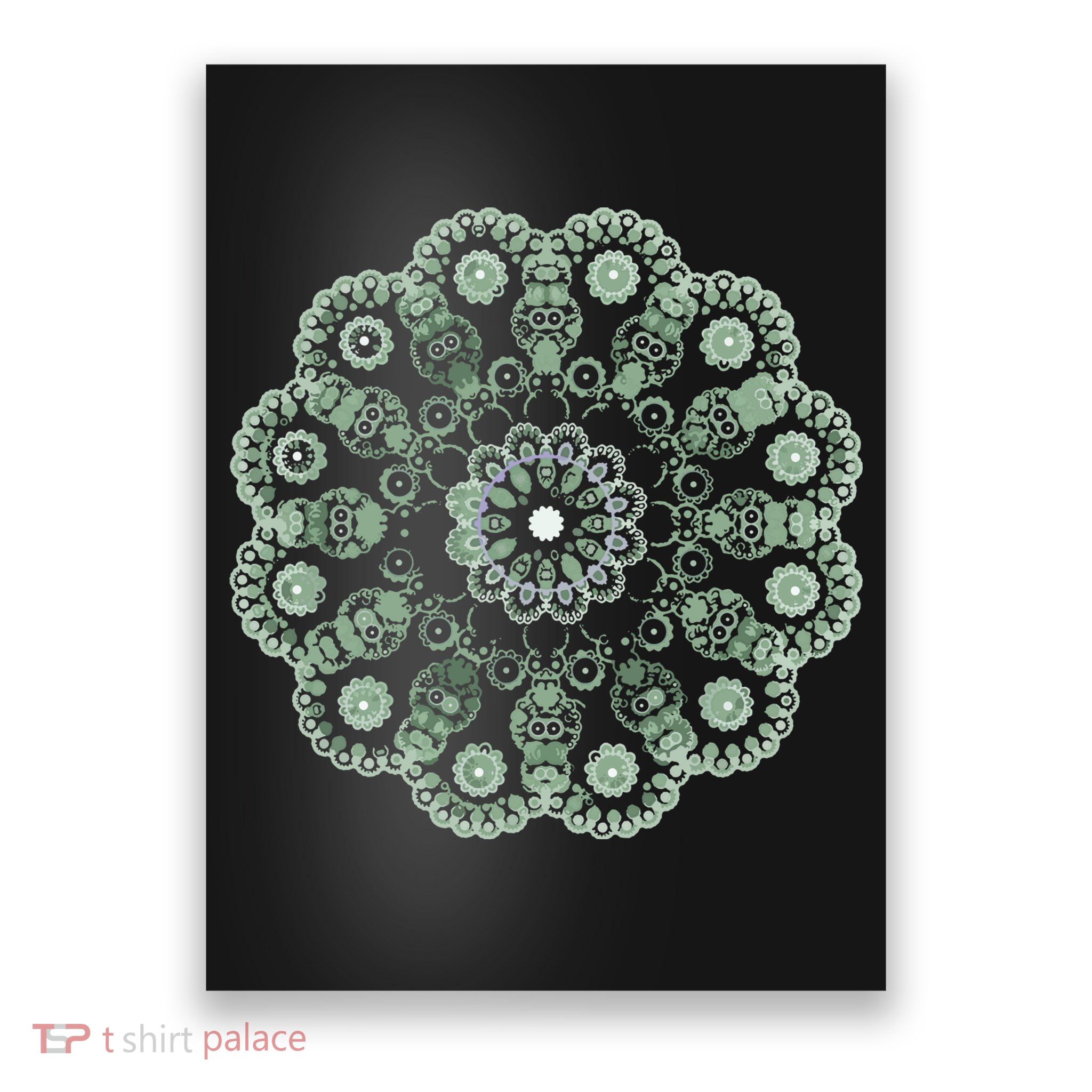 Mandala Sacred Geometry Prana Art Yoga Mantra Om Good Vibe Poster