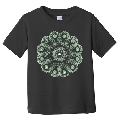 Mandala Sacred Geometry Prana Art Yoga Mantra Om Good Vibe Toddler T-Shirt