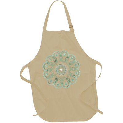 Mandala Sacred Geometry Prana Art Yoga Mantra Om Good Vibe Apron