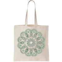 Mandala Sacred Geometry Prana Art Yoga Mantra Om Good Vibe Tote Bag