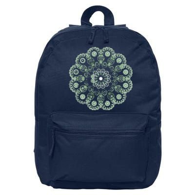 Mandala Sacred Geometry Prana Art Yoga Mantra Om Good Vibe 16 in Basic Backpack