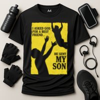 God Sent Me My Son Cooling Performance Crew T-Shirt