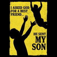 God Sent Me My Son Cooling Performance Crew T-Shirt