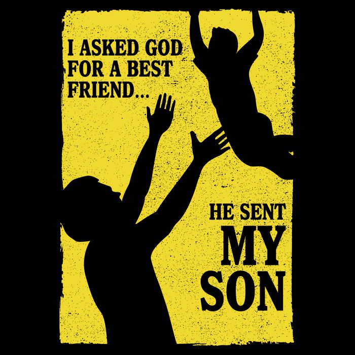 God Sent Me My Son Cooling Performance Crew T-Shirt