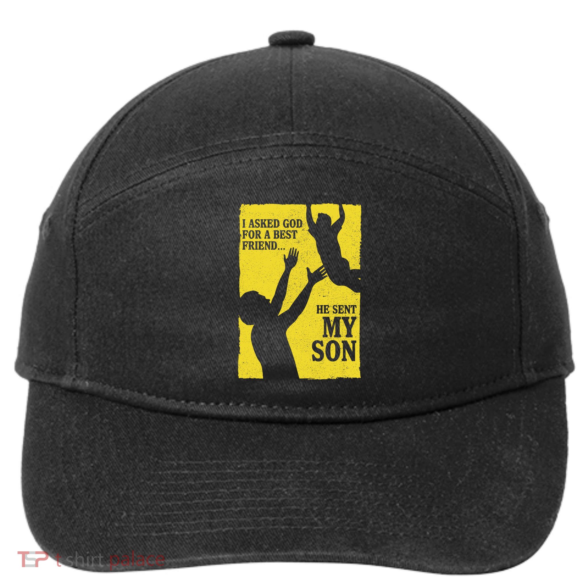God Sent Me My Son 7-Panel Snapback Hat