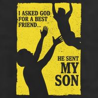 God Sent Me My Son 25L Jumbo Tote