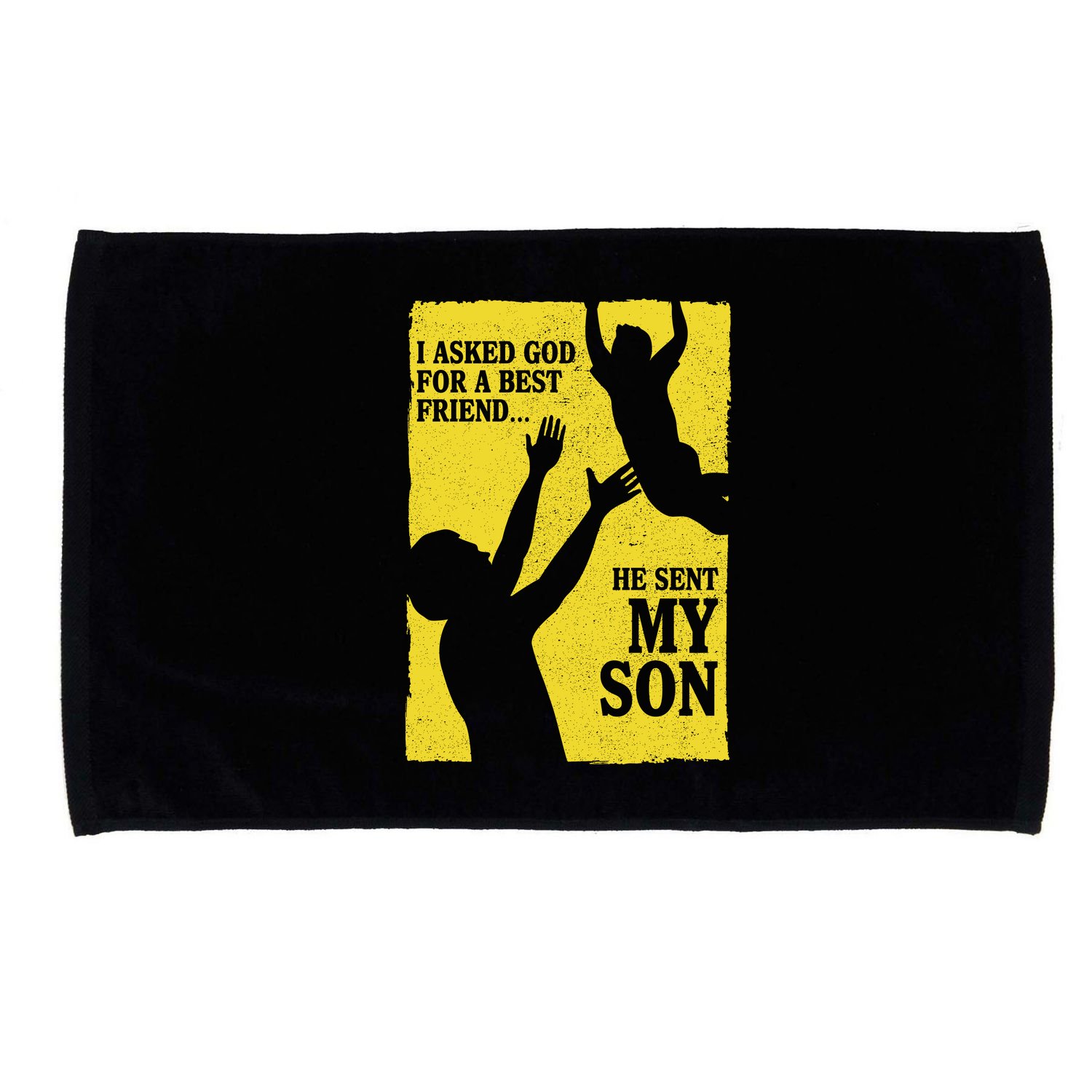 God Sent Me My Son Microfiber Hand Towel