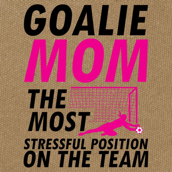 Mom Soccer Goalie Keeper Soccer Mom Meaningful Gift Cotton Canvas Backpack