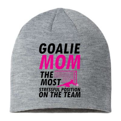 Mom Soccer Goalie Keeper Soccer Mom Meaningful Gift Sustainable Beanie