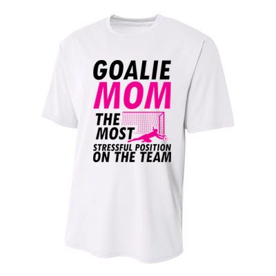 Mom Soccer Goalie Keeper Soccer Mom Meaningful Gift Youth Performance Sprint T-Shirt