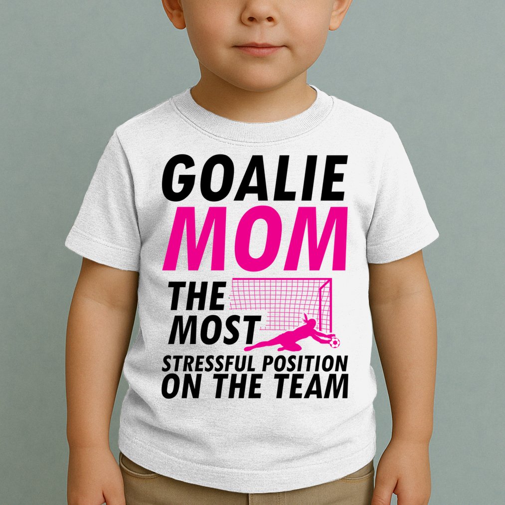 Mom Soccer Goalie Keeper Soccer Mom Meaningful Gift Toddler T-Shirt