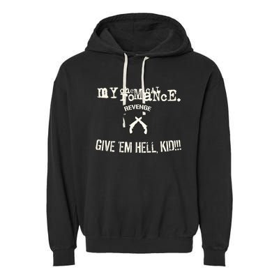 Mychemicalromance Store Give Em Hell Limited Garment-Dyed Fleece Hoodie