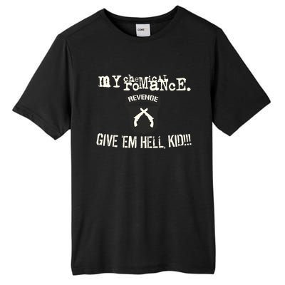 Mychemicalromance Store Give Em Hell Limited Tall Fusion ChromaSoft Performance T-Shirt