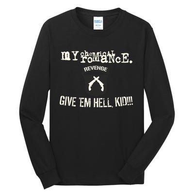 Mychemicalromance Store Give Em Hell Limited Tall Long Sleeve T-Shirt