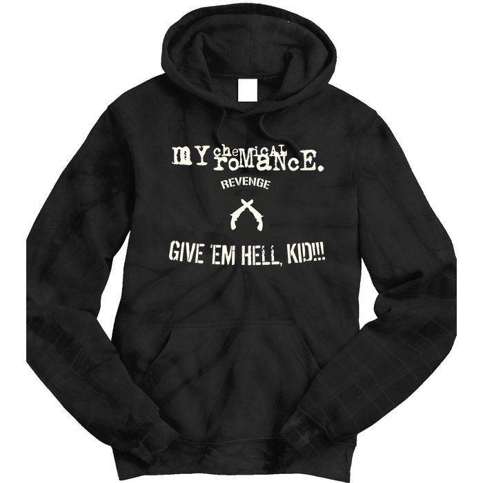 Mychemicalromance Store Give Em Hell Limited Tie Dye Hoodie