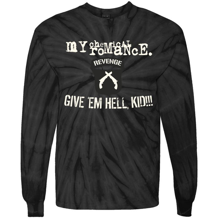 Mychemicalromance Store Give Em Hell Limited Tie-Dye Long Sleeve Shirt