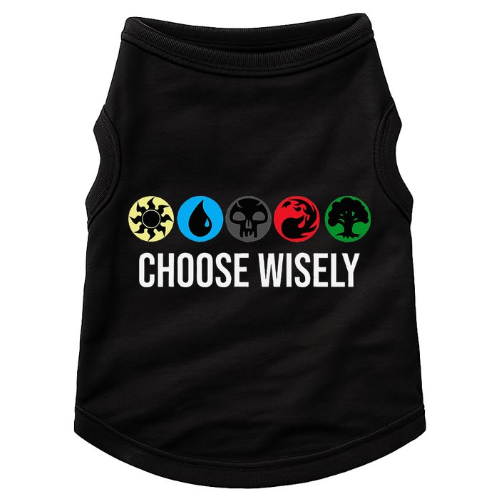 M.A.N.A Symbols Gathering Magic Choose Wisely Blue Red Green Doggie Tank