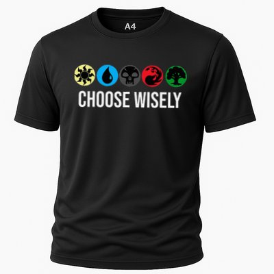 M.A.N.A Symbols Gathering Magic Choose Wisely Blue Red Green Performance Shirt