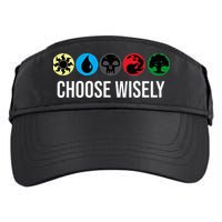 M.A.N.A Symbols Gathering Magic Choose Wisely Blue Red Green Adult Drive Performance Visor