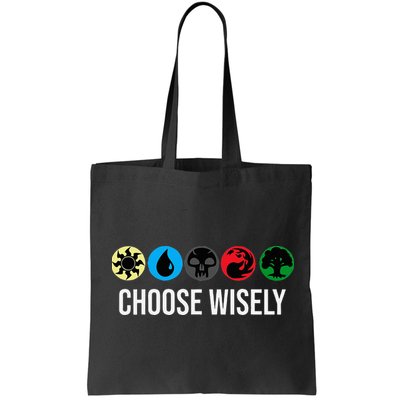 M.A.N.A Symbols Gathering Magic Choose Wisely Blue Red Green Bag