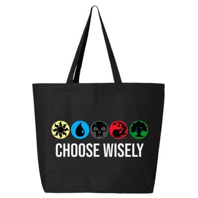 M.A.N.A Symbols Gathering Magic Choose Wisely Blue Red Green 25L Jumbo Tote