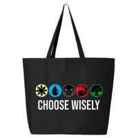 M.A.N.A Symbols Gathering Magic Choose Wisely Blue Red Green 25L Jumbo Tote