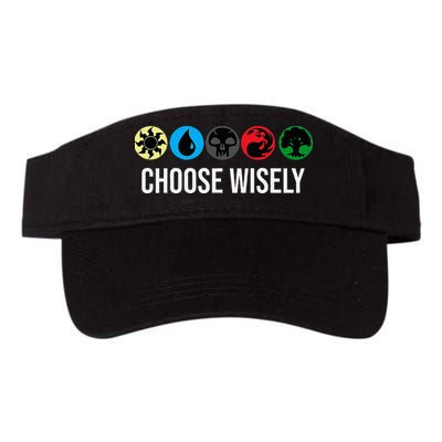 M.A.N.A Symbols Gathering Magic Choose Wisely Blue Red Green Visor