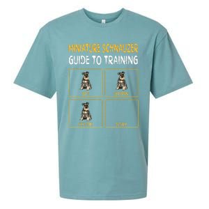 Miniature Schnauzer Guide To Training Dog Obedience Sueded Cloud Jersey T-Shirt