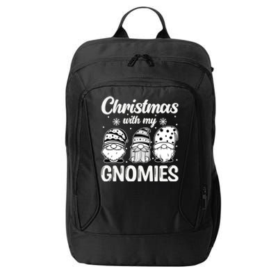 Merry Santa Hat Christmas With My Gnomies Gift City Backpack