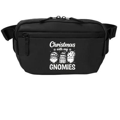 Merry Santa Hat Christmas With My Gnomies Gift Crossbody Pack