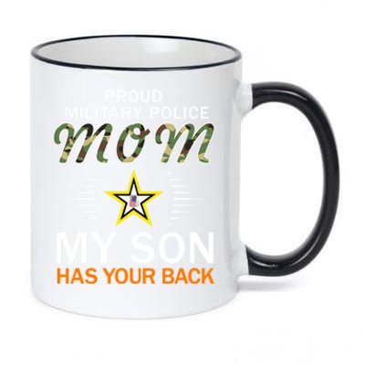 My Son Has Your Backgiftproud Mp Military Police Mom Army Gift 11oz Black Color Changing Mug