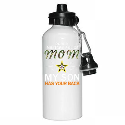 My Son Has Your Backgiftproud Mp Military Police Mom Army Gift Aluminum Water Bottle