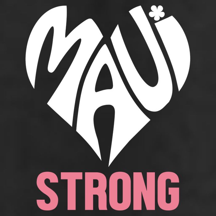 Maui Strong Hawaii Relief 7 Panel Mesh Trucker Snapback Hat