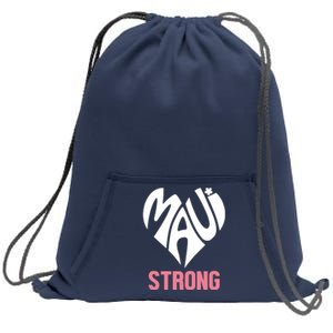 Maui Strong Hawaii Relief Sweatshirt Cinch Pack Bag