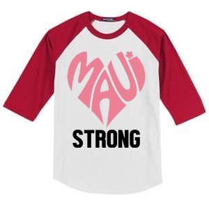 Maui Strong Hawaii Relief Kids Colorblock Raglan Jersey