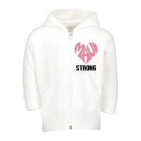 Maui Strong Hawaii Relief Toddler Zip Fleece Hoodie