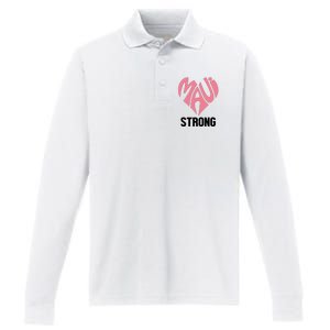 Maui Strong Hawaii Relief Performance Long Sleeve Polo