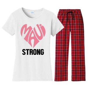 Maui Strong Hawaii Relief Women's Flannel Pajama Set