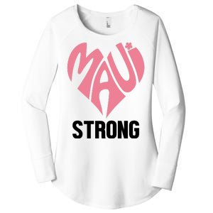 Maui Strong Hawaii Relief Women's Perfect Tri Tunic Long Sleeve Shirt