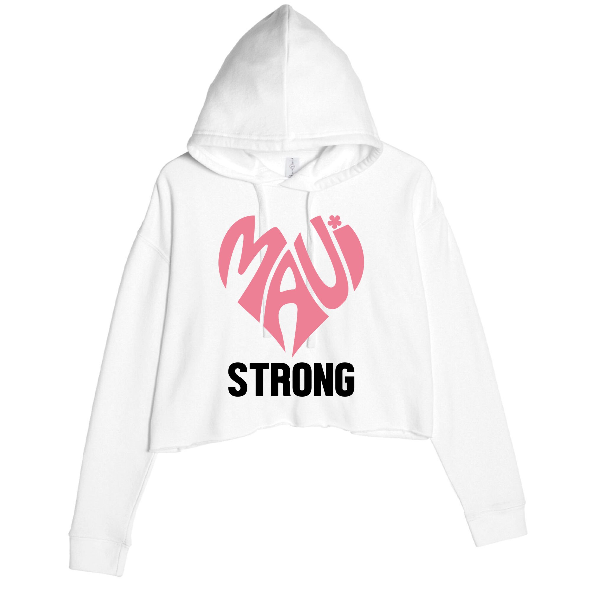 Maui Strong Hawaii Relief Crop Fleece Hoodie