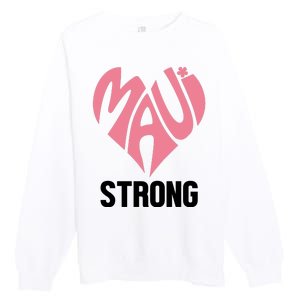 Maui Strong Hawaii Relief Premium Crewneck Sweatshirt