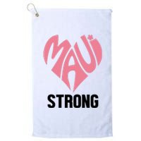 Maui Strong Hawaii Relief Platinum Collection Golf Towel