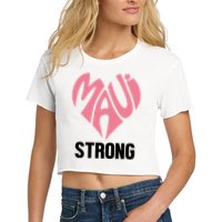 Maui Strong Hawaii Relief Women's Crop Top Tee