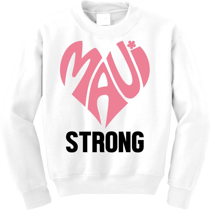 Maui Strong Hawaii Relief Kids Sweatshirt