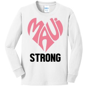 Maui Strong Hawaii Relief Kids Long Sleeve Shirt