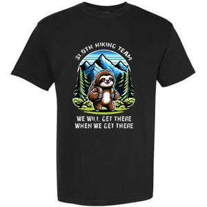 Mountain Sloth Hiking Team Hiking Garment-Dyed Heavyweight T-Shirt