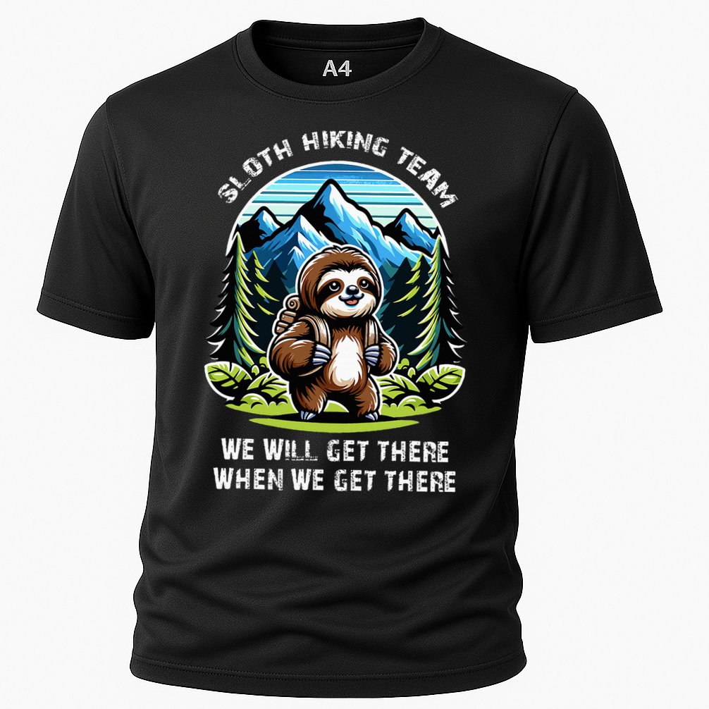 Mountain Sloth Hiking Team Hiking Cooling Performance Crew T-Shirt